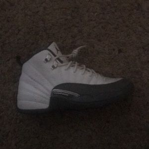 Jordan 12s grey and white